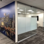 View Series Glass Conference Room with Sliding Glass Doors #1611