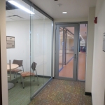 Glass meeting room with sliding door - View series #0295