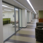 Glass offices at University - Nxtwall View series demountable walls