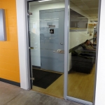 Glass swing door front entrance - View Series #0362