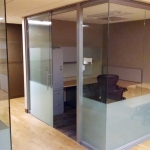 NxtWall glass wall offices - University installation