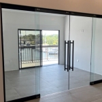Full height glass double sliding door wall - View Series #1648