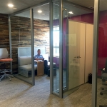 View Series glass office fronts with Flex Series custom clerestory sidewall