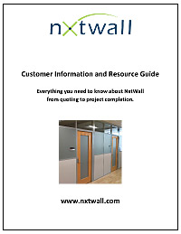 NxtWall Architectural Walls Customer Information and Resource Guide