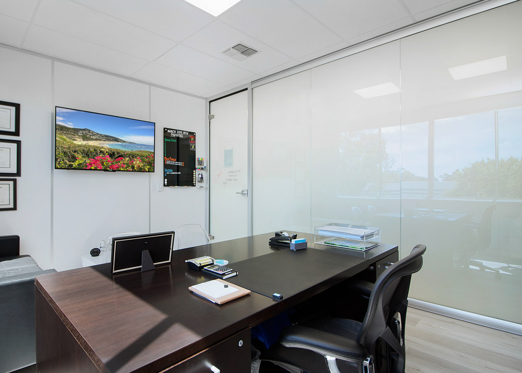 NxtWall Glass Office with Switchable Glass (Opaque)